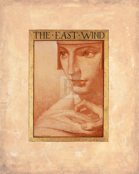 Frederick Cayley Robinson Hand Numbered Limited Edition Print on Paper :"The East Wind"