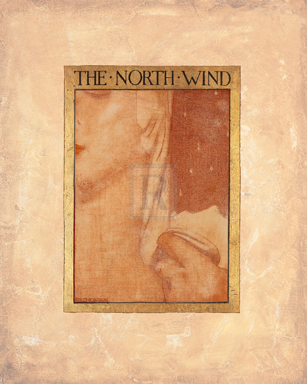 Frederick Cayley Robinson Hand Numbered Limited Edition Print on Paper :"The North Wind"