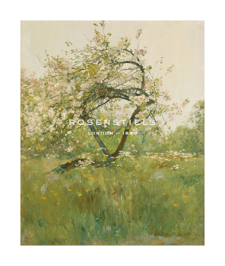 Frederick Childe Hassam Hand Numbered Limited Edition Print on Paper :"Peach Blossoms - Villiers-le-Bel"