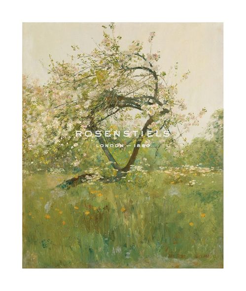 Frederick Childe Hassam Hand Numbered Limited Edition Print on Paper :"Peach Blossoms - Villiers-le-Bel"