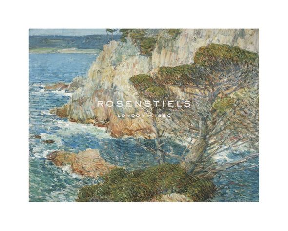 Frederick Childe Hassam Hand Numbered Limited Edition Print on Paper :"Point Lobos, Carmel, 1904"