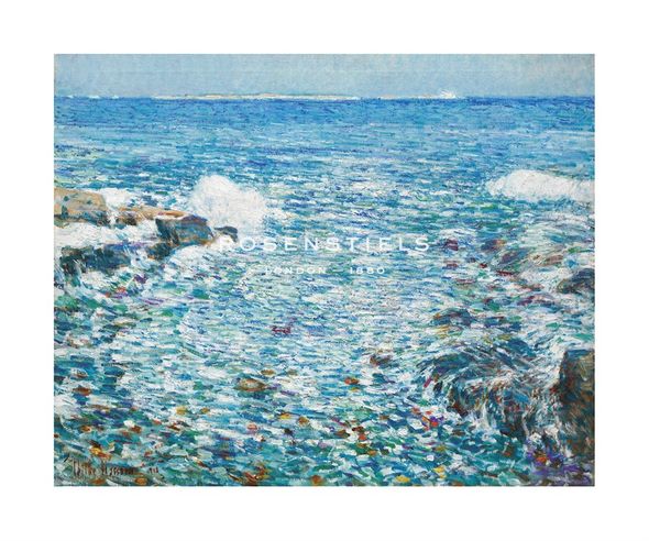 Frederick Childe Hassam Hand Numbered Limited Edition Print on Paper :"Surf, Isles of Shoals, 1913"