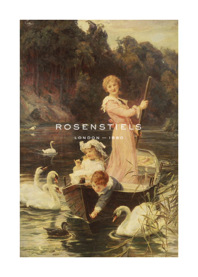 Frederick Morgan Hand Numbered Limited Edition Print on Paper :"A Day on the River"