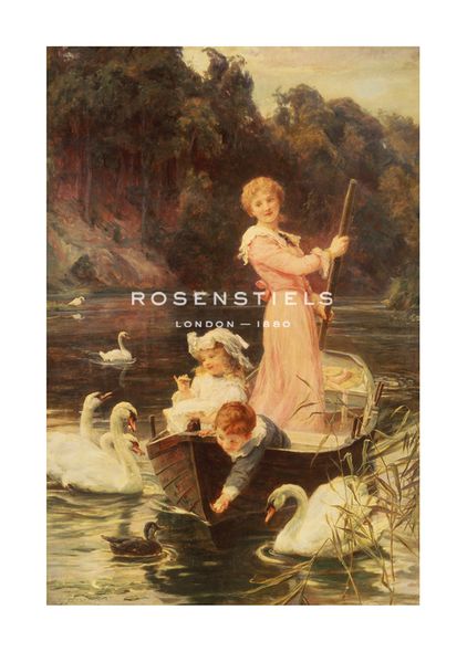 Frederick Morgan Hand Numbered Limited Edition Print on Paper :"A Day on the River"