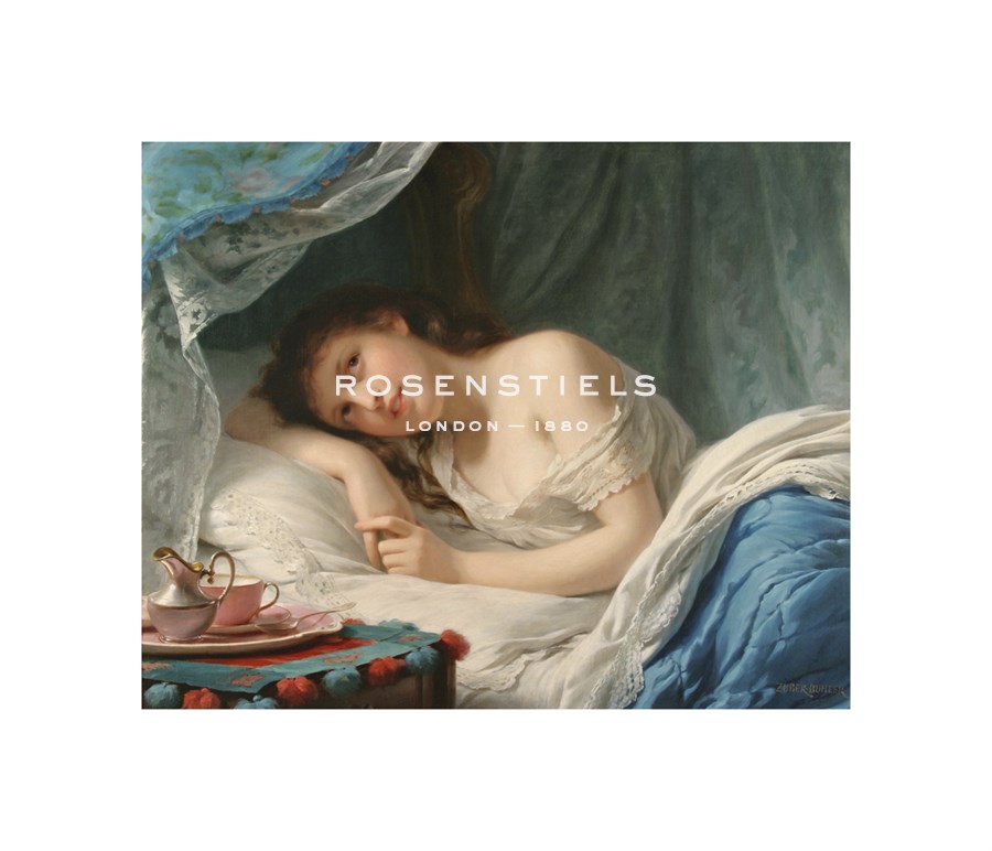 Fritz Zuber-Buhler Hand Numbered Limited Edition Print on Paper :"A Reclining Beauty"