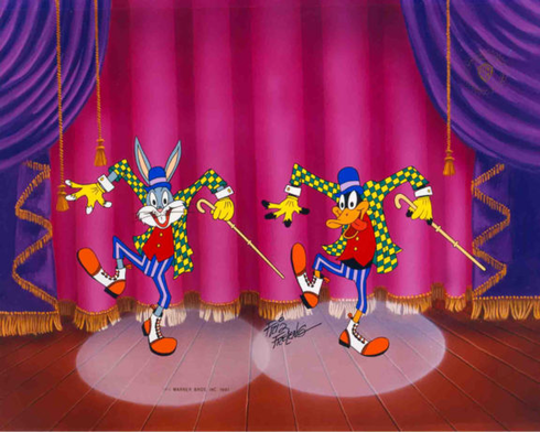 Friz Freleng Hand-Painted Limited Edition Cel :"The Entertainers" Friz Freleng Hand-Painted Limited Edition Cel :"The Entertainers"