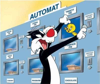 Friz Freleng Artist Signed Die Cut Hand Painted Animation Cel: "Tweety Pie"