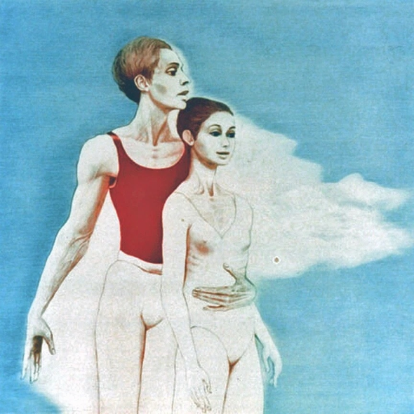 G.H. Rothe Limited Edition Mezzotint: "PAS DE DEUX"