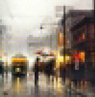 G HARVEY 10X8 Secondary Market Art: "VENDORS & TROLLEYS CNV"