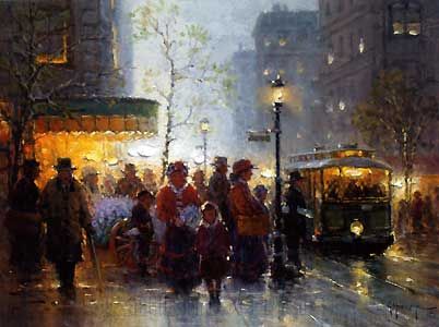 G HARVEY 12X16 Secondary Market Art: "SWEET MEMORIES AP"