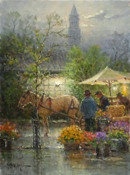 G HARVEY 16X12 Secondary Market Art: "EARLY BOSTON CPGCNV"