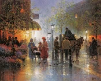 G HARVEY 18X23  Secondary Market Art: "BLESSING"