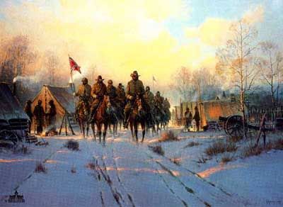 G HARVEY 20X27  Secondary Market Art: "JACKSONS WINTER CAMPAI"