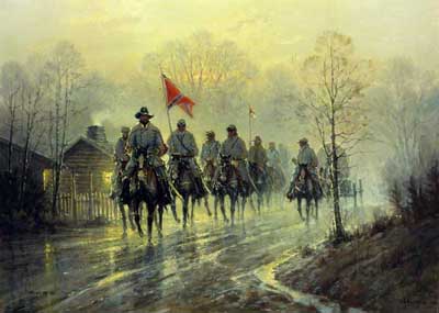 G HARVEY 20X28 Secondary Market Art: "JEB STUARTS RETURN"