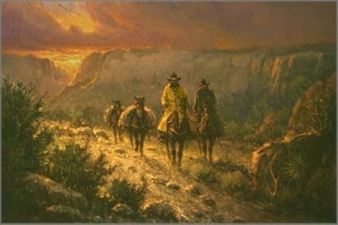 G HARVEY 20X30 Secondary Market Art: "SPRING IN CANYON - Canvas"