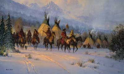 G HARVEY 20X34 Secondary Market Art: "IN LAND OF TETONS"
