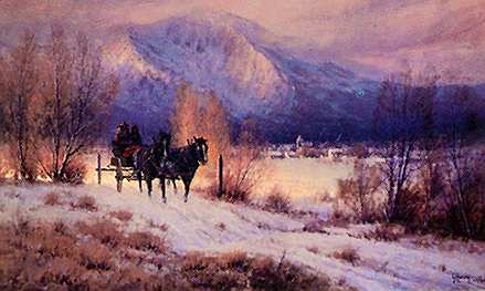 G HARVEY 22X13 Secondary Market Art: "TIMES REMEMBERED"