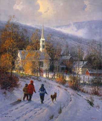 G HARVEY 22X18 Secondary Market Art: "TIME OF GRACE"