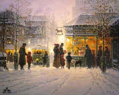 G HARVEY 24X30 Secondary Market Art: "WISHES & DREAMS"
