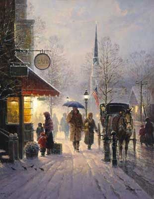 G HARVEY 27X22 Secondary Market Art: "UNTO LEAST OF THESE"