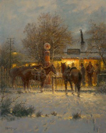 G HARVEY 30X24 Secondary Market Art: "HARD TACK &MAIL APGCNV"