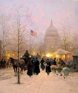G HARVEY 30X25 Secondary Market Art: "SWEET LAND LIBERTY SR"