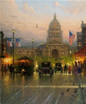 G HARVEY 36X30 Secondary Market Art: "LONE STAR STATE GCNV"