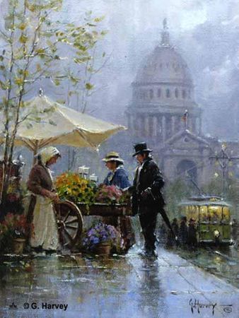 G HARVEY 9X12 Secondary Market Art: "SENATOR CNV"