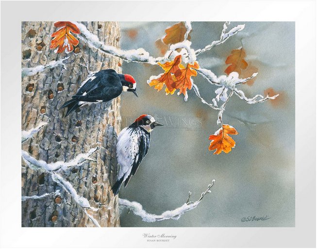 Susan Bourdet Master Artisan Limited Edition Print on Paper: "Winter Morning"