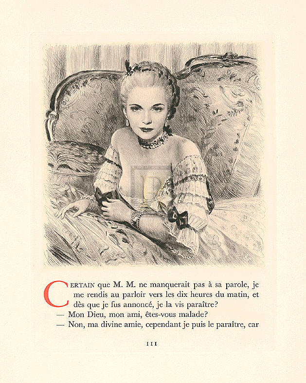 Gabriel Ferrier Hand Numbered Limited Edition Print on Paper :"Madame"