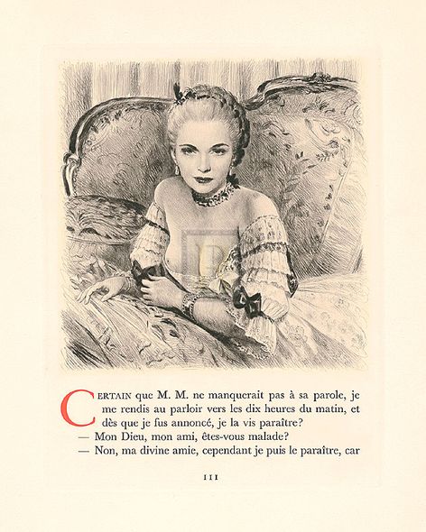 Gabriel Ferrier Hand Numbered Limited Edition Print on Paper :"Madame"