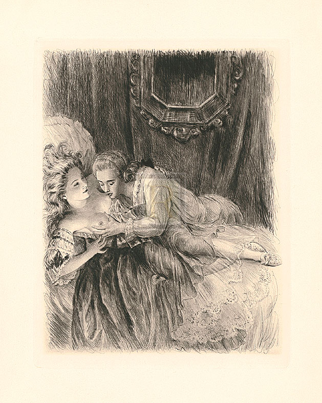 Gabriel Ferrier Hand Numbered Limited Edition Print on Paper :"Passion"