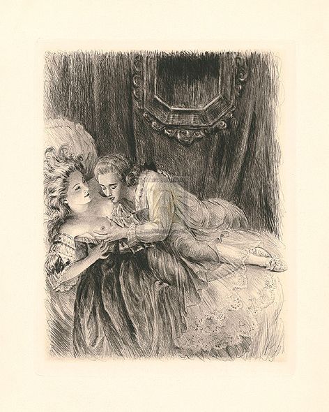 Gabriel Ferrier Hand Numbered Limited Edition Print on Paper :"Passion"