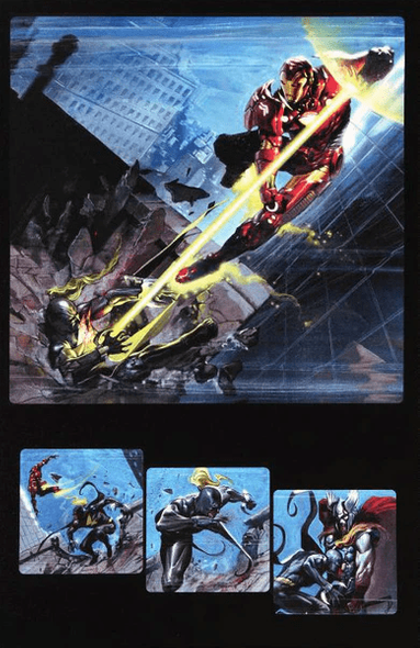 Gabriele Dell'Otto and Marvel Comics Limited Edition Giclée on Stretched Canvas: "Secret War #1"