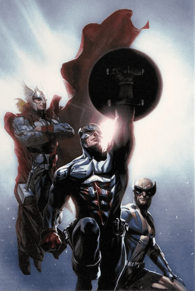 Gabriele Dell'Otto and Marvel Comics Limited Edition Stretched Canvas Gicle: "Secret Invasion #8"