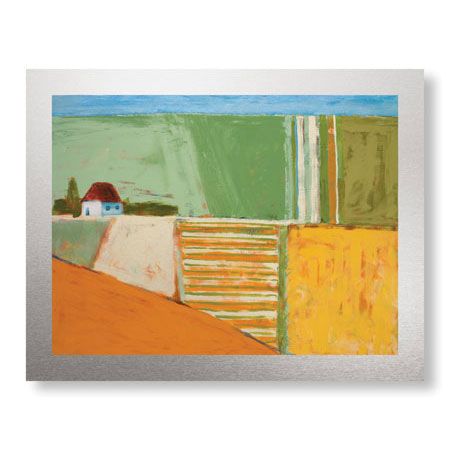 Gale S McKee Limited Edition Ready to Hang Giclee on Brushed Aluminum: "Danish Summer"