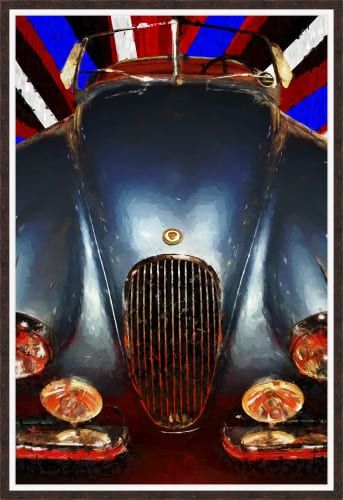 GARLAND FLOWERS 61.5X41.5 STACKED FRAMED CANVAS:"CLASSIC THE 120 SMILE"