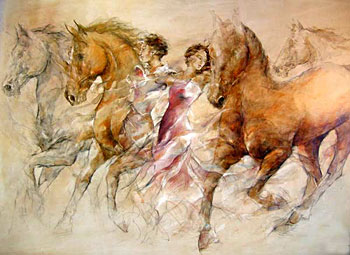 Gary Benfield Hand Signed and Numbered Limited Edition: "Escapade II - Canvas"