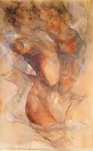 Gary Benfield Hand Signed and Numbered Limited Edition Serigraph on Linen: " Day Dreaming "