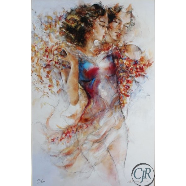 Gary Benfield Limited Edition Giclee on Canvas:"Devotion"