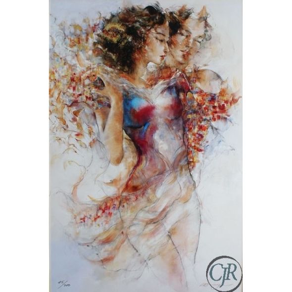Gary Benfield Limited Edition Giclee on Canvas:"Devotion"