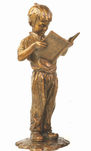 Gary Lee Price Fine Art Bronze Sculpture:"Bookworm"