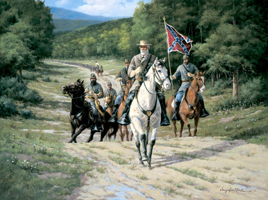 Gary Lynn Roberts Handsigned & Numbered Limited Edition Print:"Sounds of the Guns "