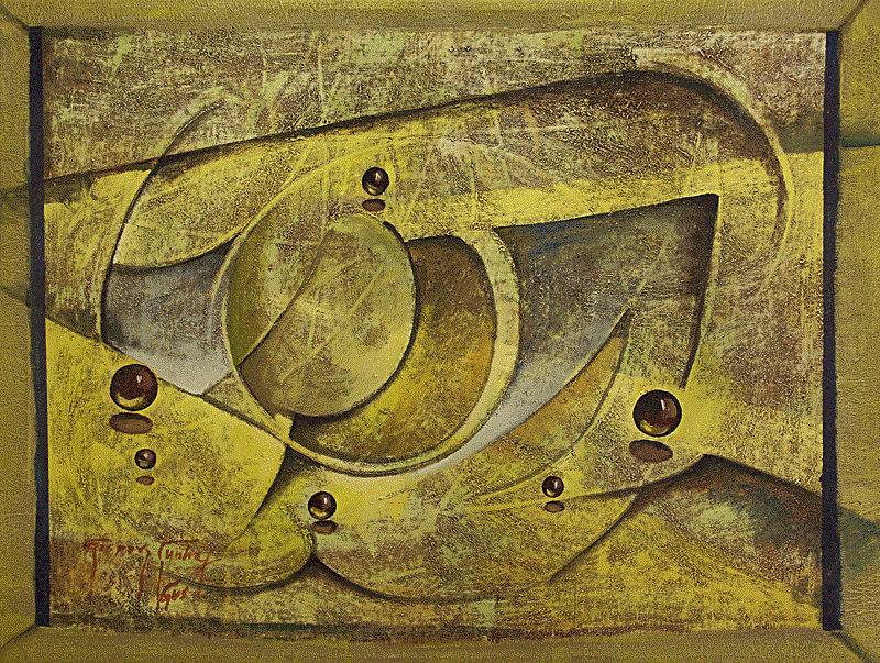 Gaspar Cunha Open Edition Giclee on Canvas :"Constructivism"