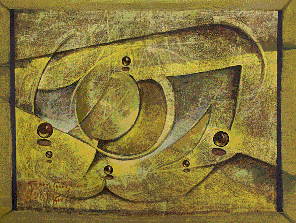 Gaspar Cunha Open Edition Giclee on Canvas :"Constructivism"