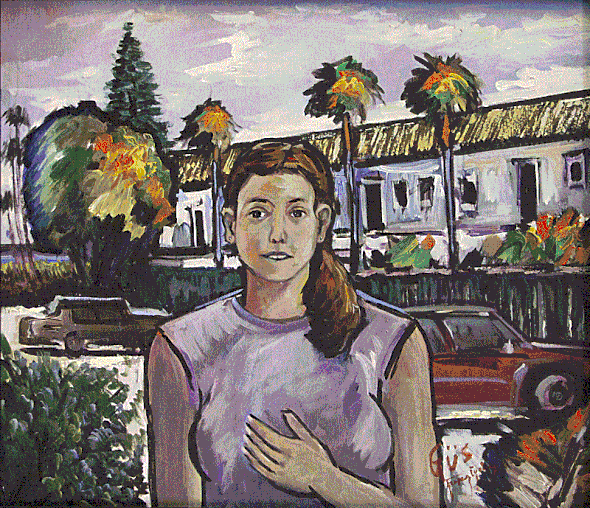 Gaspar Cunha Open Edition Giclee on Canvas:"Little Havana Girl"