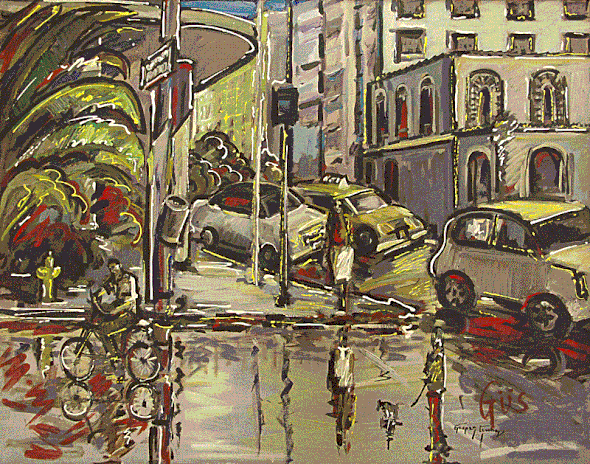 Gaspar Cunha Open Edition Giclee on Canvas:"South Beach"