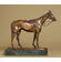 Gaston d'Illiers Handcrafted Solid Bronze Sculpture:"Avant la Course" (Before the Race)