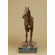 Gaston d'Illiers Handcrafted Solid Bronze Sculpture:"Avant la Course" (Before the Race)