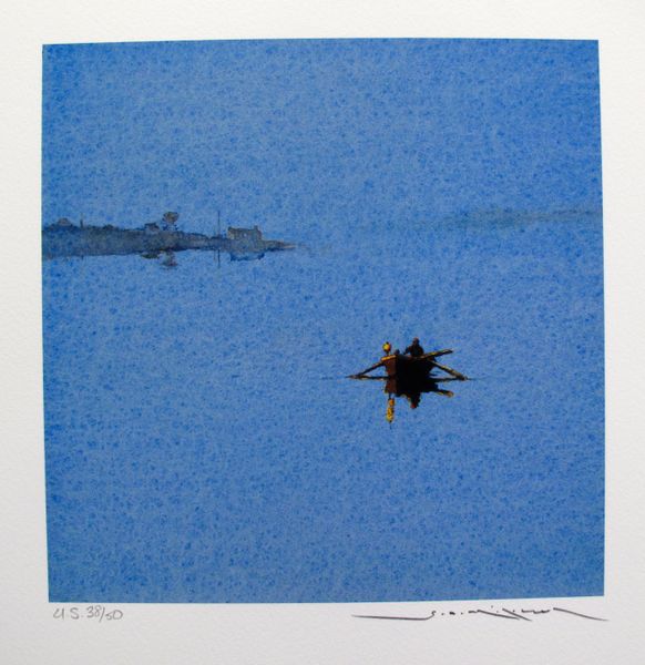 Ged Mitchell Hand Signed Limited Edition Giclee:"Heading Home"